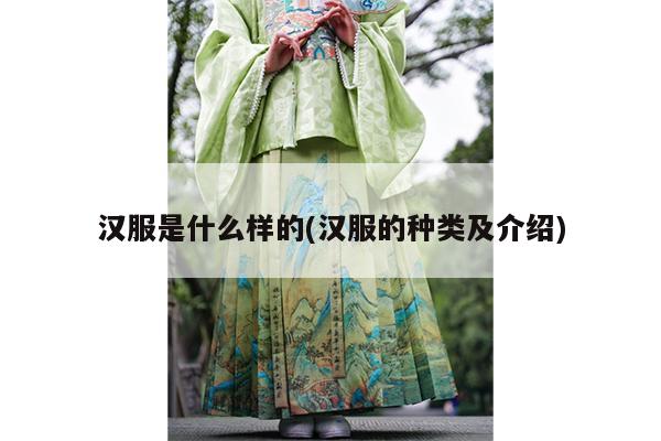 汉服是什么样的(汉服的种类及介绍)