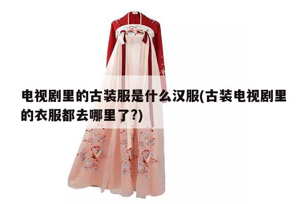 电视剧里的古装服是什么汉服(古装电视剧里的衣服都去哪里了?)