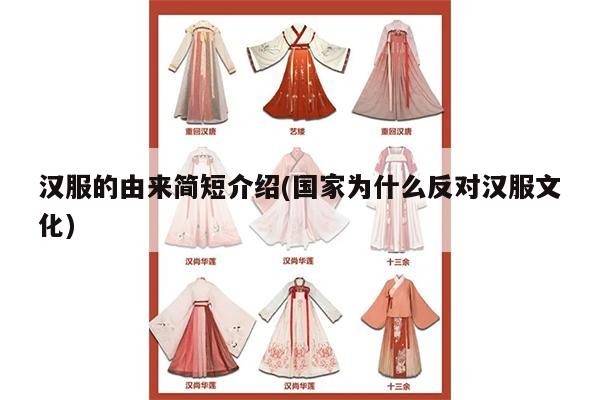 汉服的由来简短介绍(国家为什么反对汉服文化)