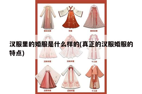 汉服里的婚服是什么样的(真正的汉服婚服的特点)