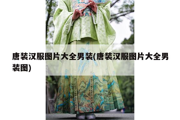 唐装汉服图片大全男装(唐装汉服图片大全男装图)