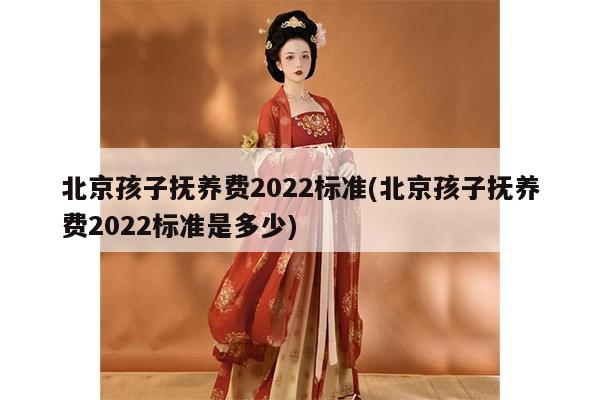 北京孩子抚养费2022标准(北京孩子抚养费2022标准是多少)