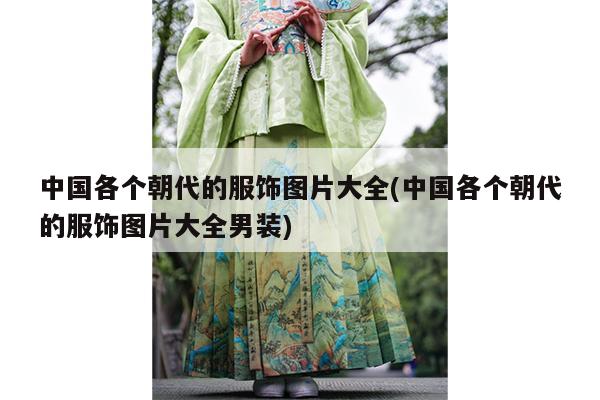 中国各个朝代的服饰图片大全(中国各个朝代的服饰图片大全男装)